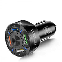 QuadBoost Car Charger - Black