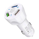 QuadBoost Car Charger - White