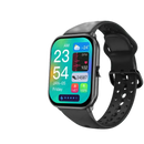 Black smartwatch with fitness tracking features.
