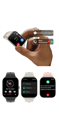 Smartwatch with wireless connectivity features.
