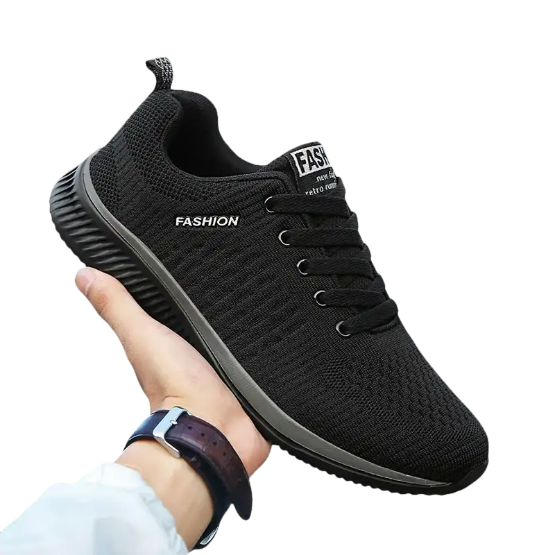 Yrzl Sports Shoes Black Athletic Sneakers