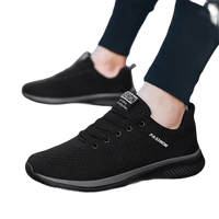 Black fashion sneakers.