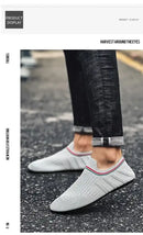 YRZL Men Loafers Mens Casual Breathable Outdoor Driving Shoe Comfortable Fashion New Walking Shoes for Men Slip on Home