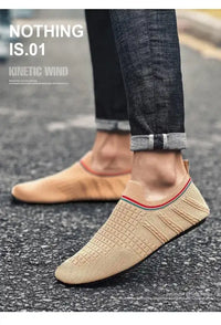 YRZL Men Loafers Mens Casual Breathable Outdoor Driving Shoe Comfortable Fashion New Walking Shoes for Men Slip on Home