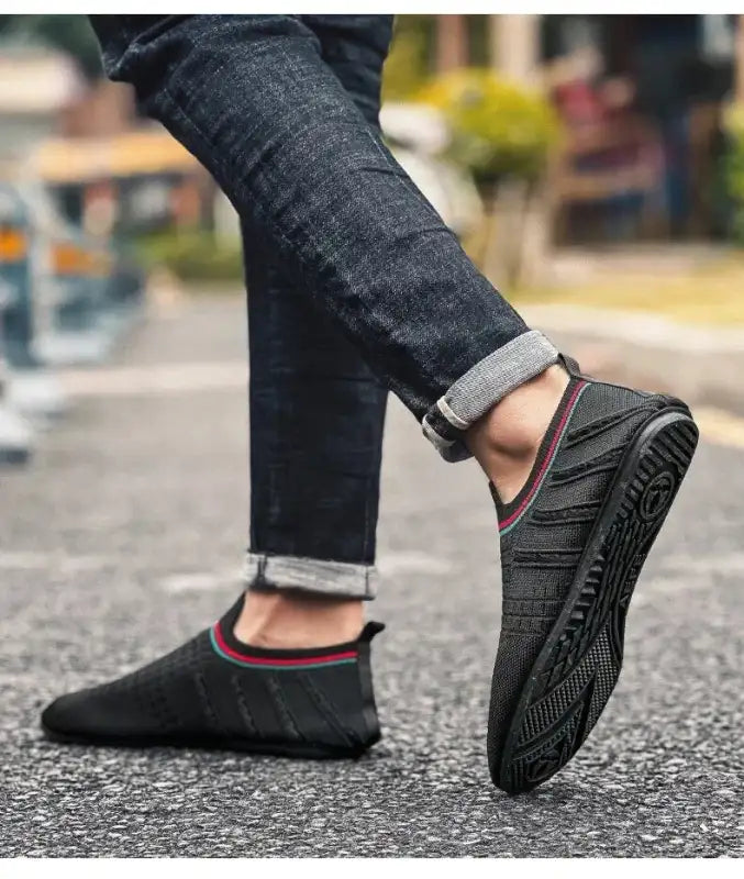 YRZL Men Loafers Mens Casual Breathable Outdoor Driving Shoe Comfortable Fashion New Walking Shoes for Men Slip on Home