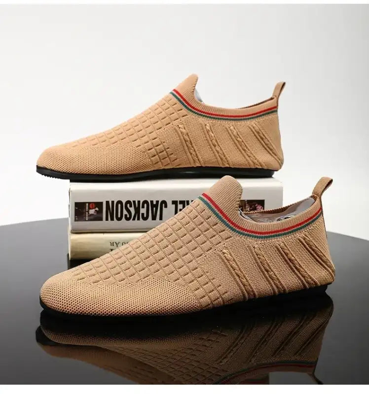 YRZL Men Loafers Mens Casual Breathable Outdoor Driving Shoe Comfortable Fashion New Walking Shoes for Men Slip on Home