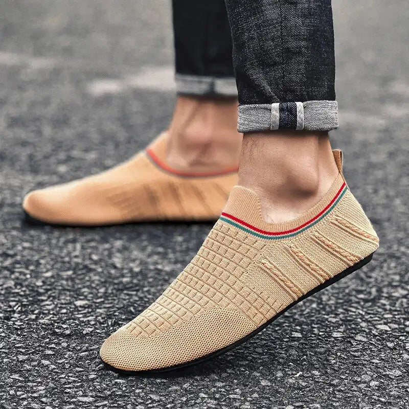 YRZL Men Loafers Mens Casual Breathable Outdoor Driving Shoe Comfortable Fashion New Walking Shoes for Men Slip on Home
