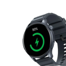 Smartwatch with battery life information.