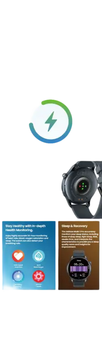 Smartwatch product advertisement.