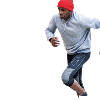 Man in workout gear.