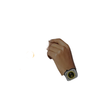 Smartwatch with various app icons.