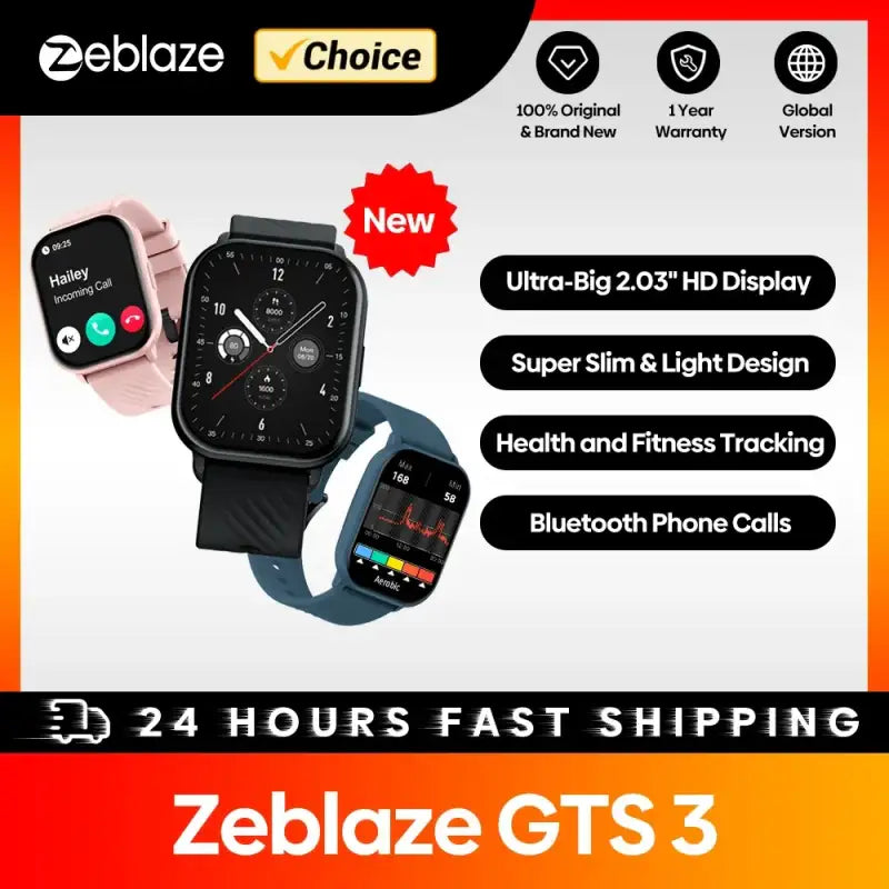 Zeblaze GTS 3 Voice Smartwatch