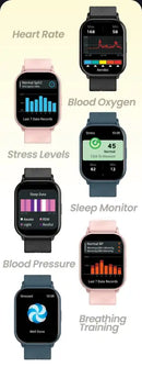 New Zeblaze GTS 3 Voice Calling Smart Watch Ultra-big 2.03’’ HD Screen 24H Health Monitor 100 + Sports Modes 200