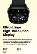 New Zeblaze GTS 3 Voice Calling Smart Watch Ultra-big 2.03’’ HD Screen 24H Health Monitor 100 + Sports Modes 200